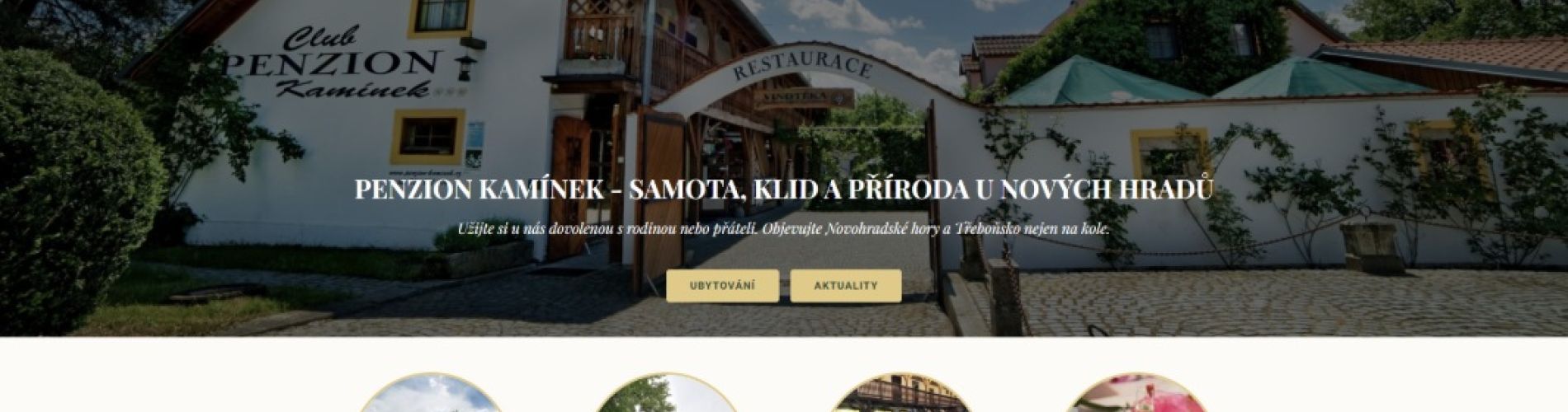 Autumn landscape around Pension Kaminek