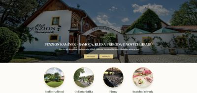 Spustili jsme nový web Penzionu Kamínek