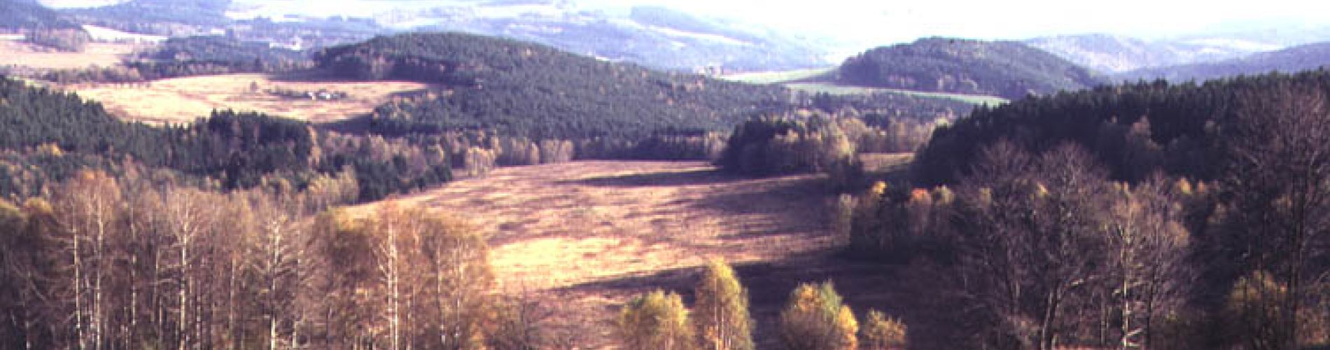 Autumn landscape around Pension Kaminek